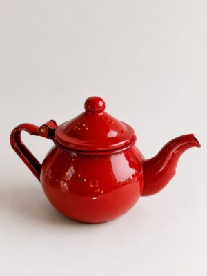 Théière rouge