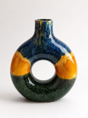 Vase multicolore simple
