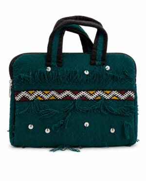 Sac à PC portable (motif vert)